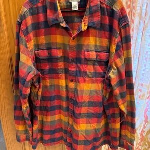 L.L. Bean Men's Multicolor Plaid Shirt